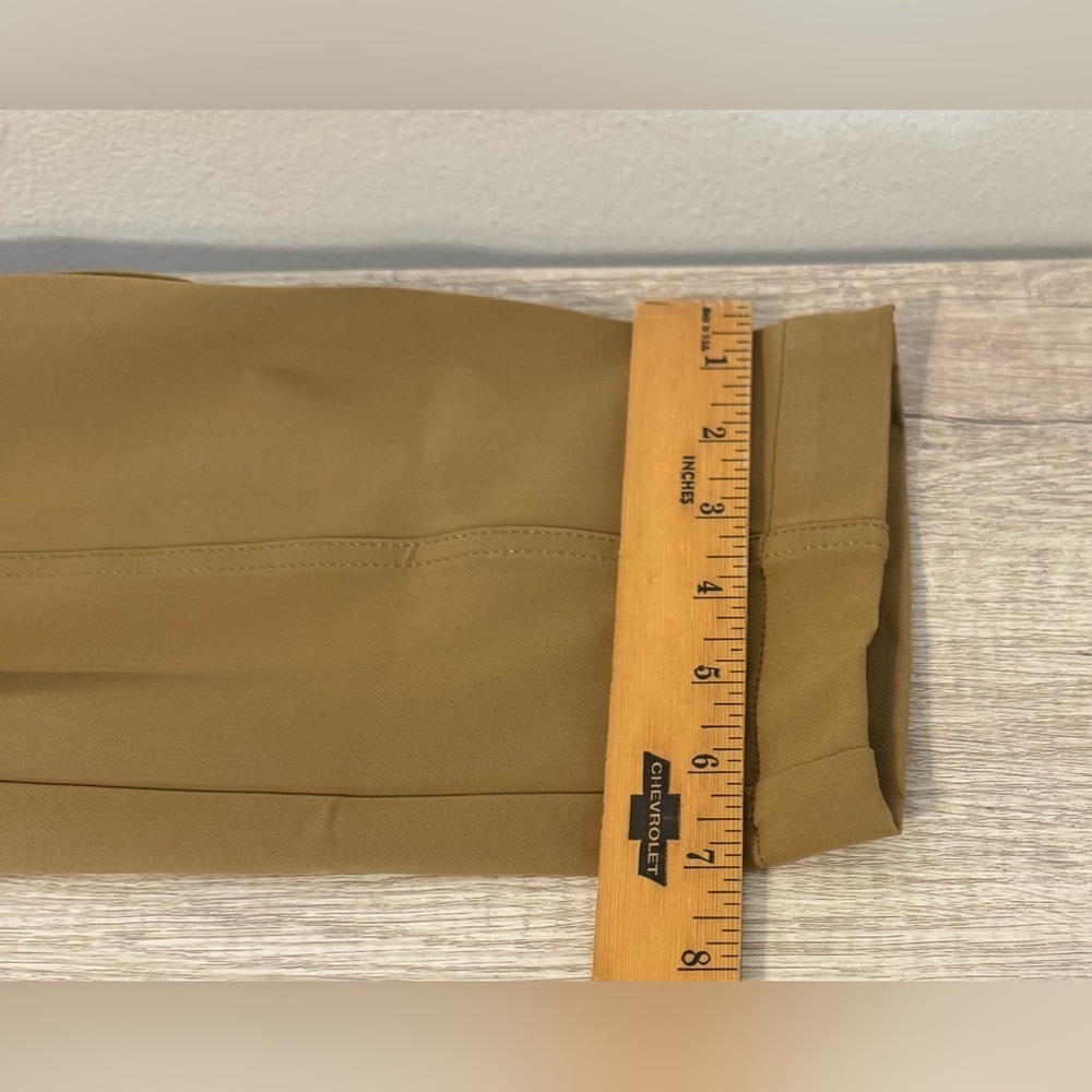 Banana Republic Refined Utility Pant Whiskey Brown High Rise Slim Fit 2024 NWT 4 - Picture 7 of 12